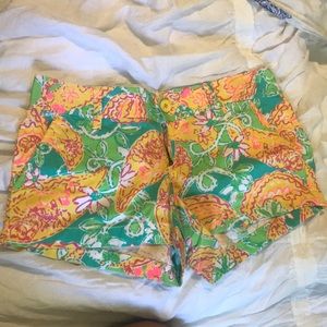 Lilly Pulitzer Walsh Shorts, sz 6, lemur print